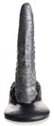 Creature Cocks The Gargoyle Rock Hard Dildo with ridges, bumps, and a suction cup base for hands-free use.