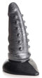 Creature Cocks Beastly Tapered Bumpy Silicone Dildo from XR Brands with suction cup base and tentacle design for hands-free and pegging play.