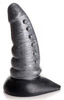 Creature Cocks Beastly Tapered Bumpy Silicone Dildo with suction cup base for hands-free use, designed for pleasure by XR Brands.