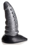 Creature Cocks Beastly Tapered Bumpy Silicone Dildo with suction cup base for hands-free use, designed for pleasure by XR Brands.
