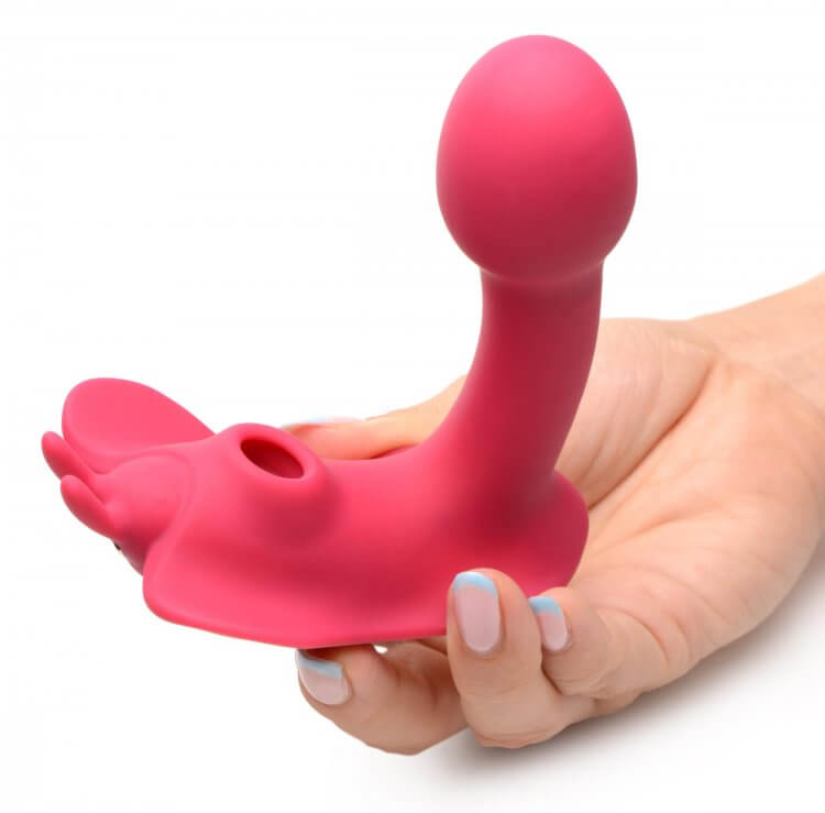 Shegasm Butterfly Tease: 10X Clit Suction Stimulator & G-Spot Pleasure