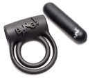 Bang! Platinum Series Cock Ring with remote control, featuring dual stretchy rings and a powerful vibrating bullet.