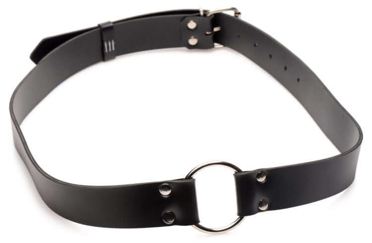 Adjustable Master Series Strap and Ride Dildo Strap Harness with Metal O-Ring from XR Brands