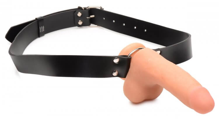 Master Series Strap and Ride Dildo Strap Harness with realistic dildo attachment