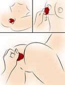 XR Brands Inmi Bloomgasm Wild Violet 10X Licking Stimulator Red at $44.99
