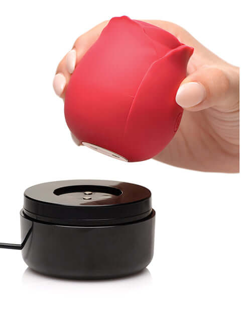 XR Brands Bloomgasm Enhanced Rose 10X Clit Stimulator with Case at $54.99