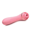 XR Brands Inmi Bloomgasm Passion Petals Suction Rose Vibrator Pink at $49.99