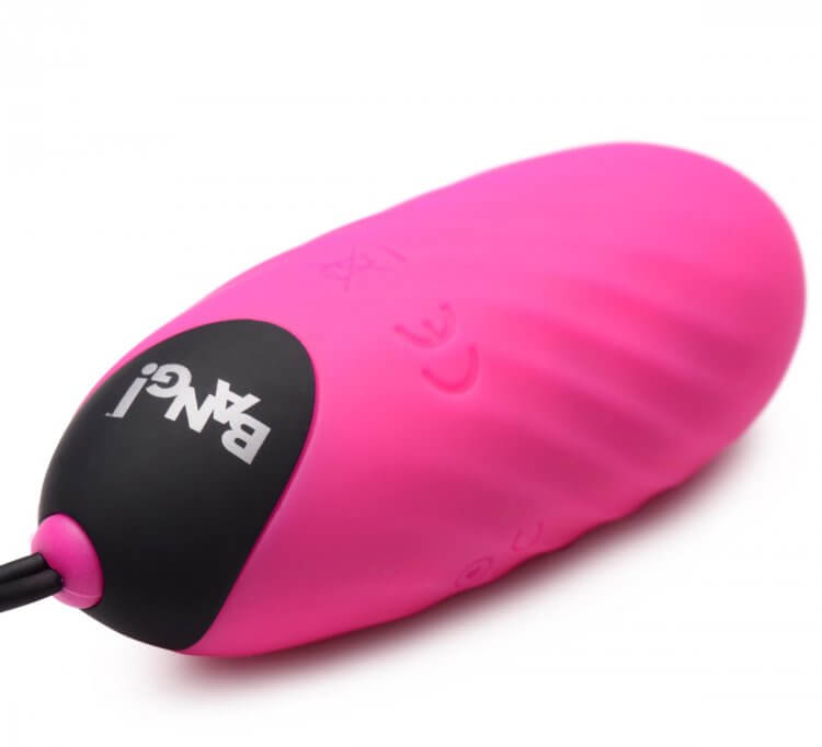 Bang! Swirl Silicone Egg Vibrator Pink - Powerful, Textured, Remote Controlled, Rechargeable