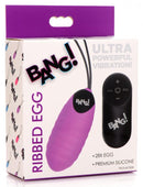 BANG! SWIRL SILICONE EGG PURPLE-0