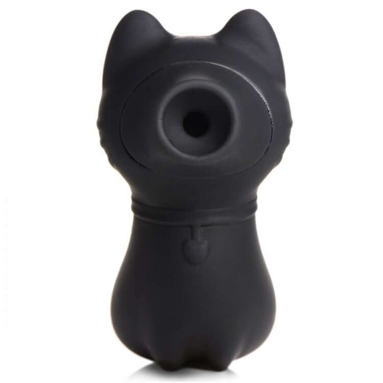 Shegasm Sucky Kitty 7X Clitoral Stimulator - Black, Waterproof, and Rechargeable