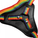 Strap U Take The Rainbow Universal Harness by XR Brands - Adjustable and Comfortable Strap-On Harness