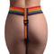 Strap U Take The Rainbow Universal Harness by XR Brands - Adjustable and Comfortable Strap-On Harness