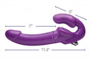 XR Brands Strap U 7X Revoler Thick Vibrating Strapless Strap-Purple at $43.99