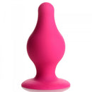 Squeeze-It Tapered Anal Plug Pink Small