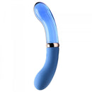 Prisms Vibra-Glass 10X Bleu Dual Ended Glass G-Spot Vibe