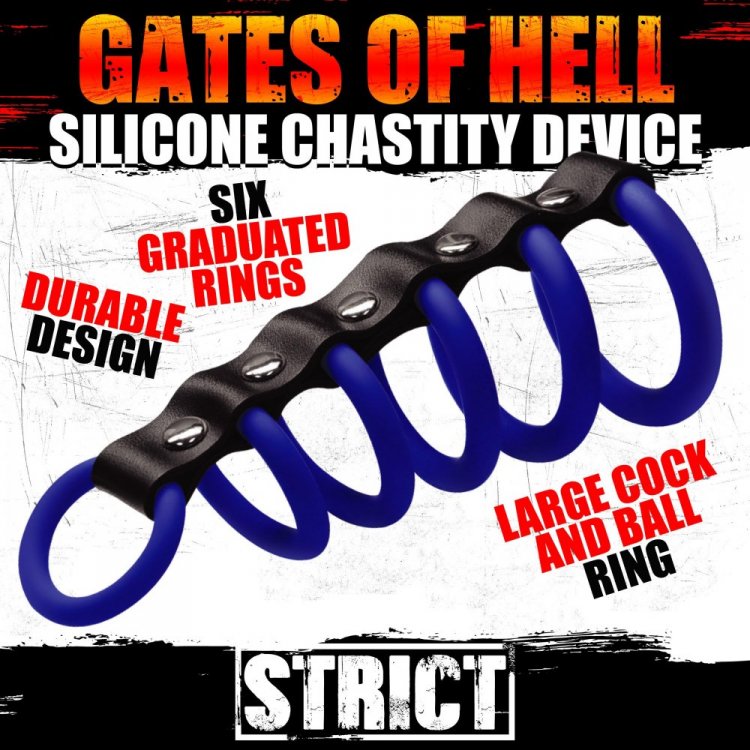 Silicone Gates of Hell Chastity Device - Explore Sensation and Satisfaction