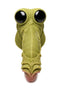 Swamp Monster Silicone Dildo with scaly ridges and glassy eyes from Creature Cocks, designed for thrilling adventures and wild fantasies.