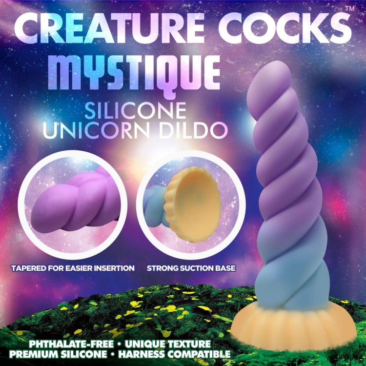 Creature Cocks Mystique Unicorn Silicone Dildo - Explore Fantastical Pleasures