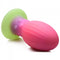 Creature Cocks Xeno Glow In The Dark Silicone Egg - Neon Green and Pink Alien-Inspired Toy from XR Brands
