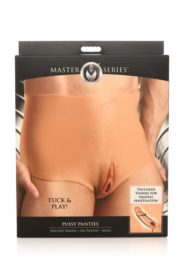 MASTER SERIES PUSSY PANTIES SILICONE VAGINA/ASS SMALL-0