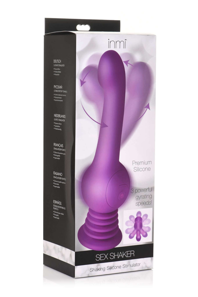 Inmi Sex Shaker Silicone Stimulator Purple Vibrator