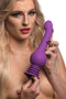 Inmi Sex Shaker Silicone Stimulator Purple Vibrator