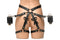 Strict Bondage Harness with Bows Black XL/2XL
