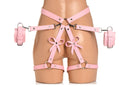 Strict Bondage Harness with Bows in Pink XL/2XL: A Blend of Elegance, Comfort, and Restraint