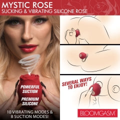 BLOOMGASM MYSTIC ROSE SUCKING & VIBRATING SILICONE ROSE-7