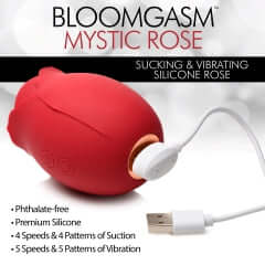 BLOOMGASM MYSTIC ROSE SUCKING & VIBRATING SILICONE ROSE-8