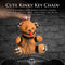 MASTER SERIES GAGGED TEDDY BEAR KEYCHAIN-5