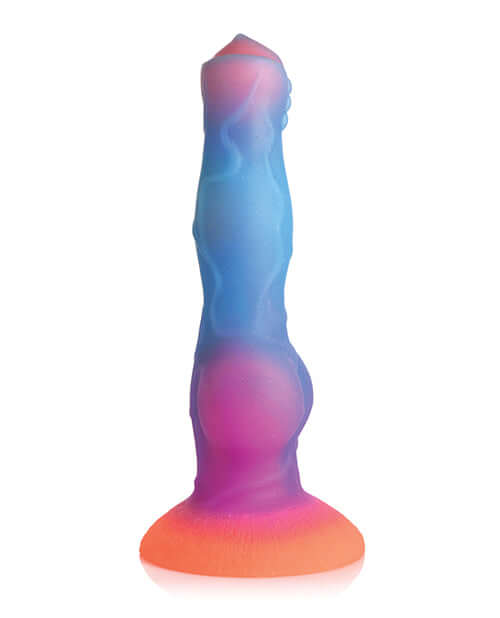 CREATURE COCKS SPACE COCK GLOW IN THE DARK SILICONE DILDO-1