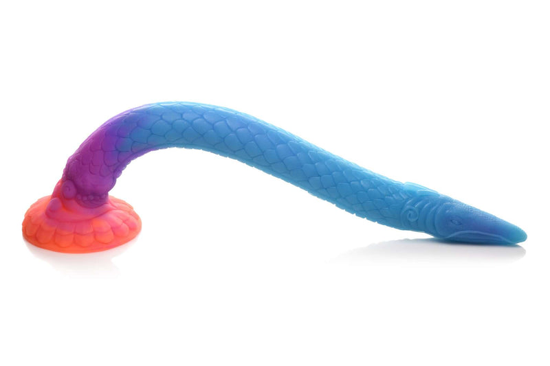 Glow In The Dark Silicone Makara Snake Dildo by Creature Cocks