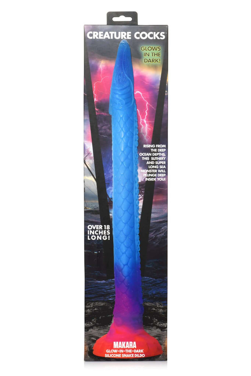 Creature Cocks Makara Glow in The Dark Silicone Snake Dildo Creature Cocks Makara Glow in The Dark Silicone Snake Dildo