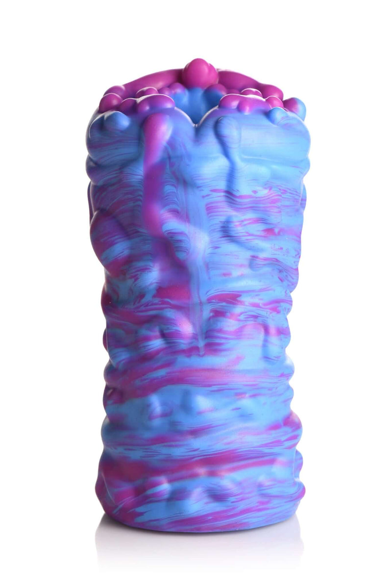 Creature Cocks Cyclone Squishy Alien Vagina Stroker with vibrant colors and unique design by XR Brands