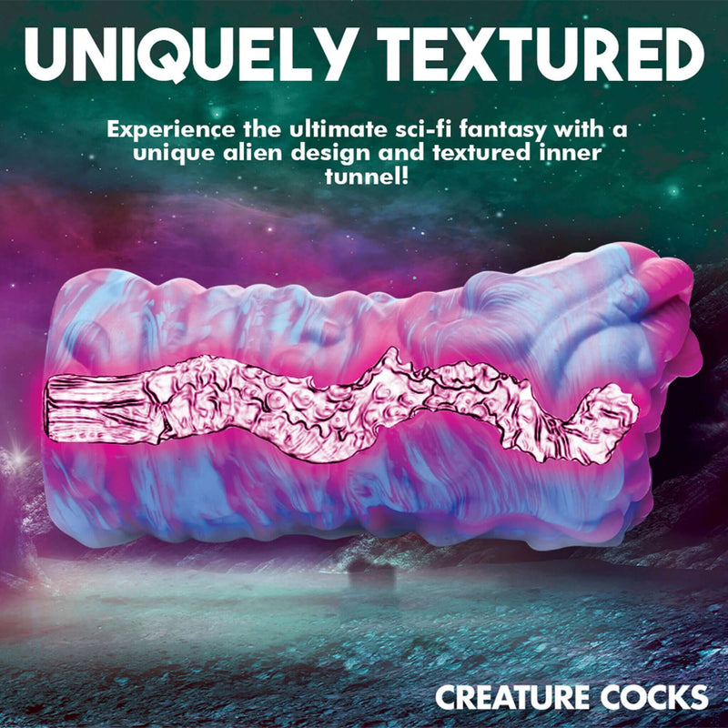Creature Cocks Cyclone Squishy Alien Vagina Stroker with Uniquely Textured Inner Tunnel by XR Brands