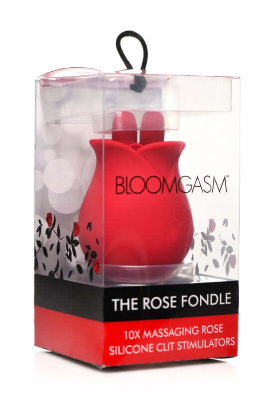 BLOOMGASM THE ROSE FONDLE 10X MASSAGING ROSE CLIT STIMULATOR-0