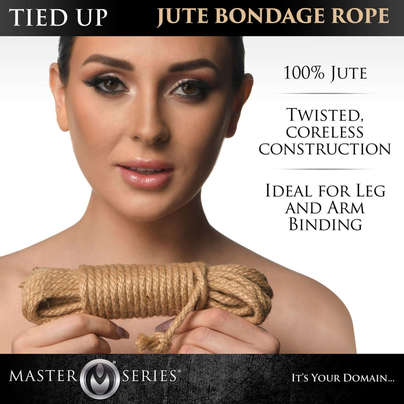 MASTER SERIES TIED UP JUTE BONDAGE ROPE 25FT-5