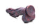 Creature Cocks Hydra Sea Monster Silicone Dildo with three heads in dark blue, red, and purple hues by XR Brands