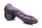 Creature Cocks Hydra Sea Monster Silicone Dildo in dark blue and red with three heads, designed for unique pleasure.