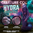 Creature Cocks Hydra Sea Monster Silicone Dildo with Unique Texture and Strong Suction Base in Mesmerizing Purple Hue, Phthalate-Free