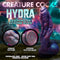 Creature Cocks Hydra Sea Monster Silicone Dildo with Unique Texture and Strong Suction Base in Mesmerizing Purple Hue, Phthalate-Free