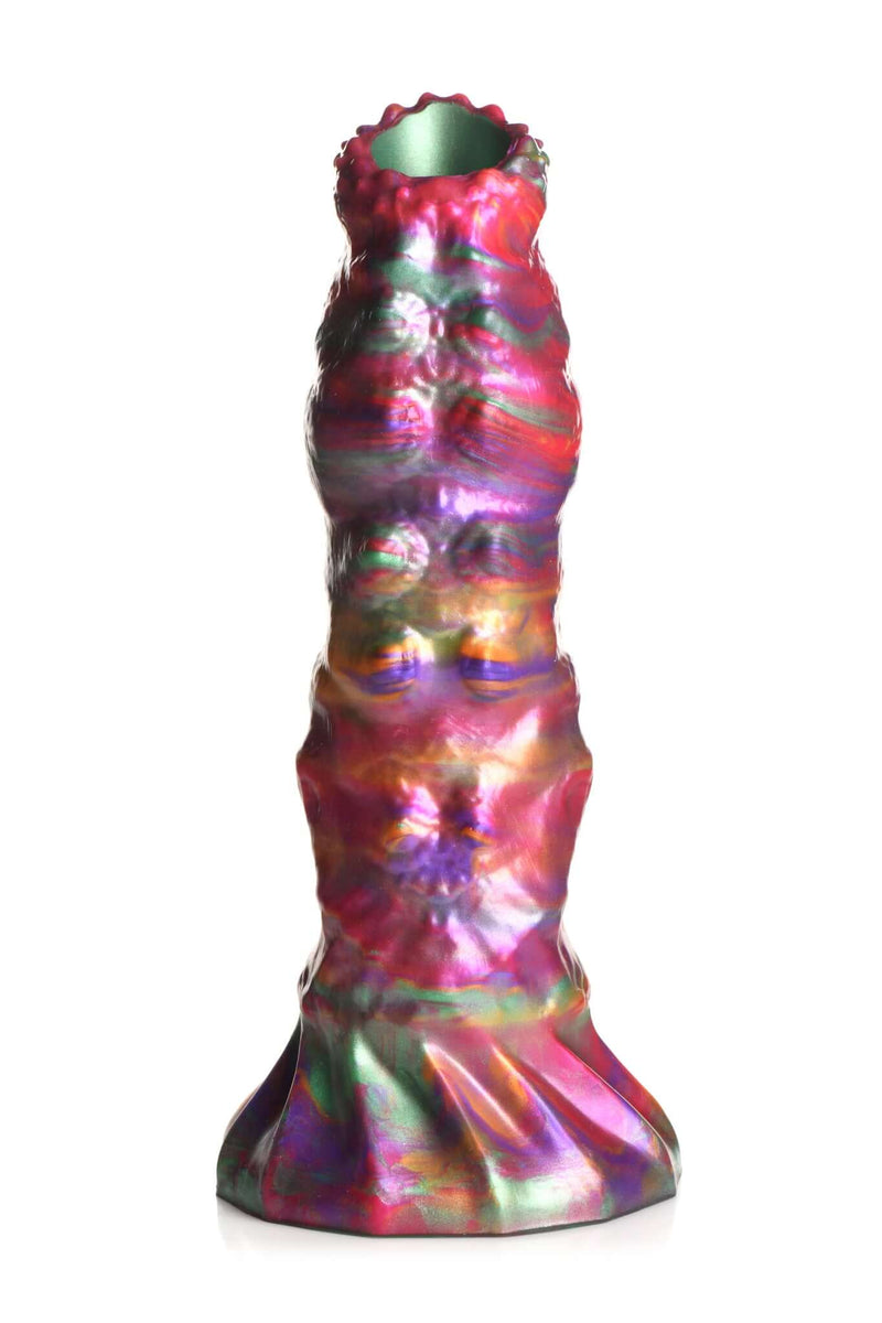 Creature Cocks Larva Silicone Ovipositor Dildo with Vibrant Colors
