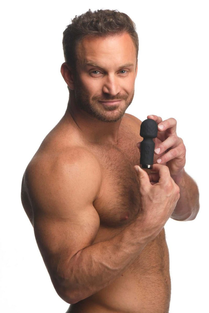 BANG! 10X MINI SILICONE WAND BLACK-1