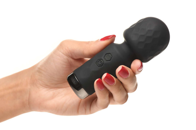BANG! 10X MINI SILICONE WAND BLACK-2