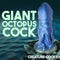 Shimmering blue Creature Cocks Cocktopus silicone dildo by XR Brands with octopus design on rocky ocean background