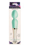 PRISMS VIBRA-GLASS 10X TURQUOISE GLASS WAND DUAL END-0