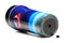 Creature Cocks Wormhole Alien Stroker by XR Brands in vibrant blue and red galactic design