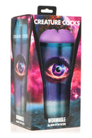 Creature Cocks Wormhole Alien Stroker by XR Brands in packaging with vibrant galaxy design and alien eye graphic.