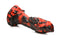 Creature Cocks Reaper Silicone Dildo in red and black with textured ridges and spikes for intense pleasure.
